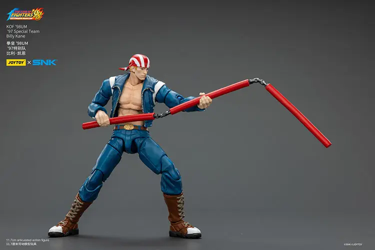Action Figure - Billy Kane KOF _98 UM 97 Special Team Team SNK 1 18 - JOYTOY The King of Fighters rectangle image 1