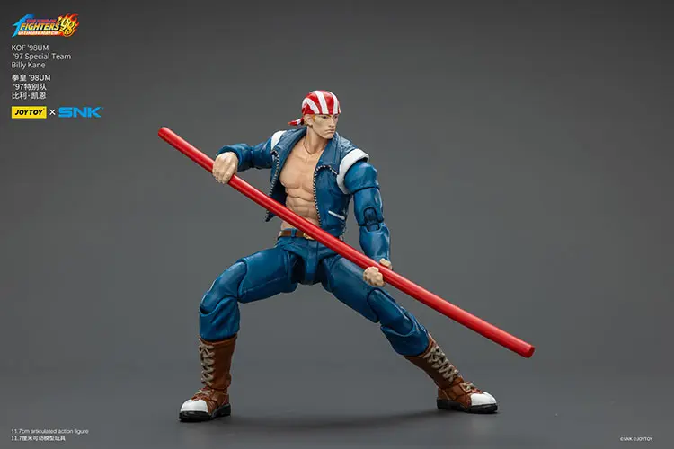 Action Figure - Billy Kane KOF _98 UM 97 Special Team Team SNK 1 18 - JOYTOY The King of Fighters rectangle image 2