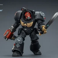 Action Figure - Black Templars Terminator 1 with Power Sword and Storm Bolter 1 18 - JOYTOY Warhammer 40K rectangle image 7