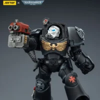 Action Figure - Black Templars Terminator 2 with Power Fist and Storm Bolter 1 18 - JOYTOY Warhammer 40K rectangle image 2
