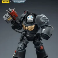 Action Figure - Black Templars Terminator 2 with Power Fist and Storm Bolter 1 18 - JOYTOY Warhammer 40K rectangle image 3