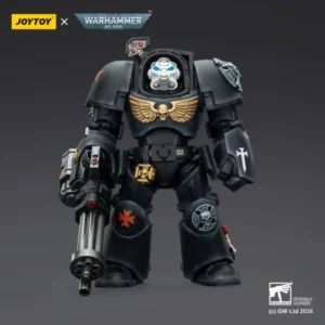 Action Figure - Black Templars Terminator 3 with Power Fist and Assault Cannon 1 18 - JOYTOY Warhammer 40K