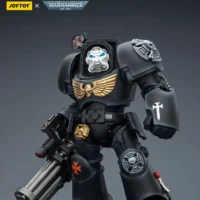 Action Figure - Black Templars Terminator 3 with Power Fist and Assault Cannon 1 18 - JOYTOY Warhammer 40K rectangle image 1