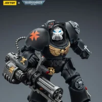 Action Figure - Black Templars Terminator 3 with Power Fist and Assault Cannon 1 18 - JOYTOY Warhammer 40K rectangle image 3
