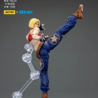 Action Figure - Blue Mary KOF _98 UM 97 Special Team Team SNK 1 18 - JOYTOY The King of Fighters on display stand rectangle image
