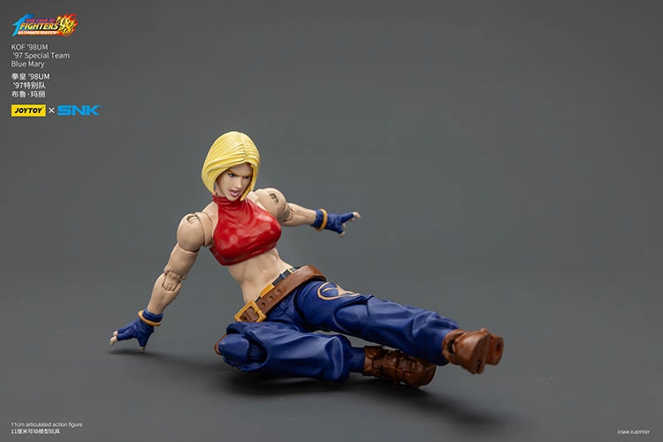 Action Figure - Blue Mary KOF _98 UM 97 Special Team Team SNK 1 18 - JOYTOY The King of Fighters rectangle image 3