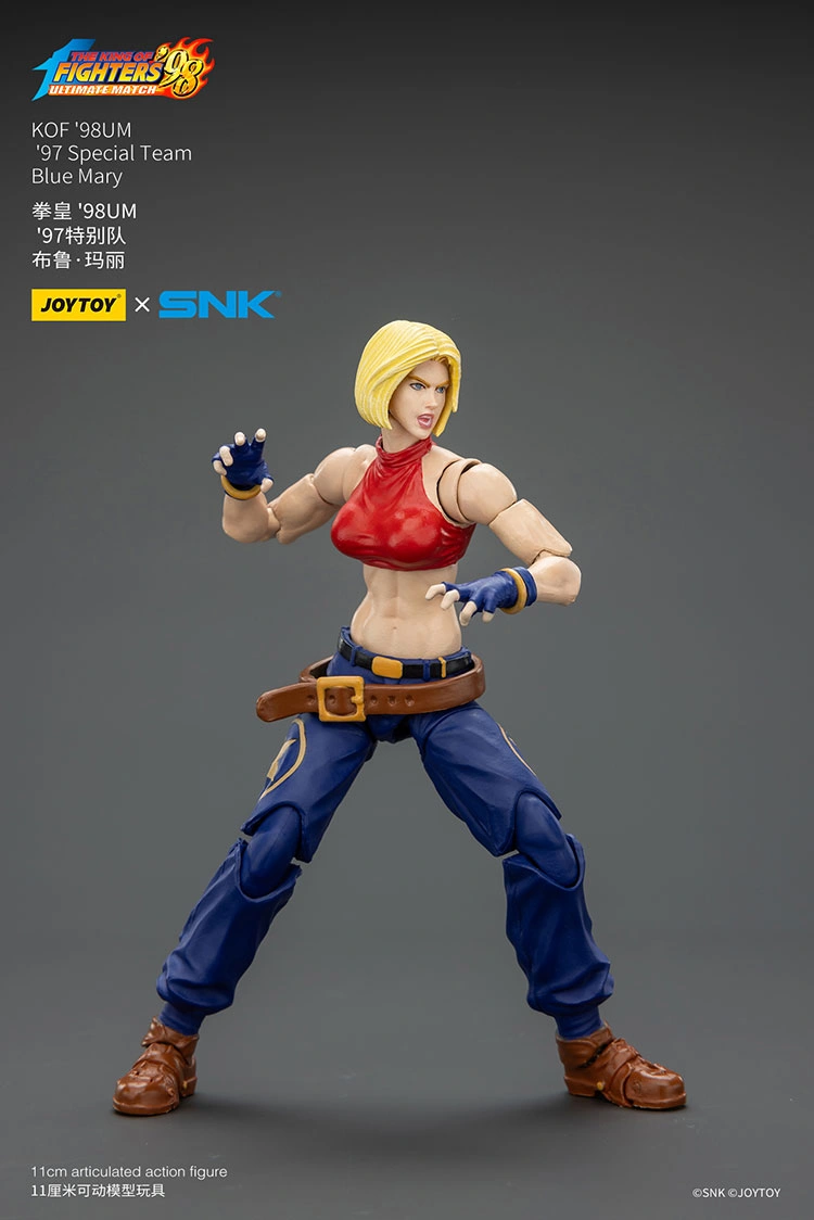 Action Figure - Blue Mary KOF _98 UM 97 Special Team Team SNK 1 18 - JOYTOY The King of Fighters rectangle image 4