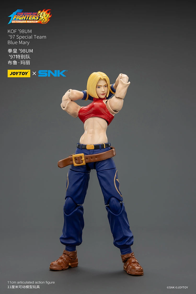 Action Figure - Blue Mary KOF _98 UM 97 Special Team Team SNK 1 18 - JOYTOY The King of Fighters rectangle image 6