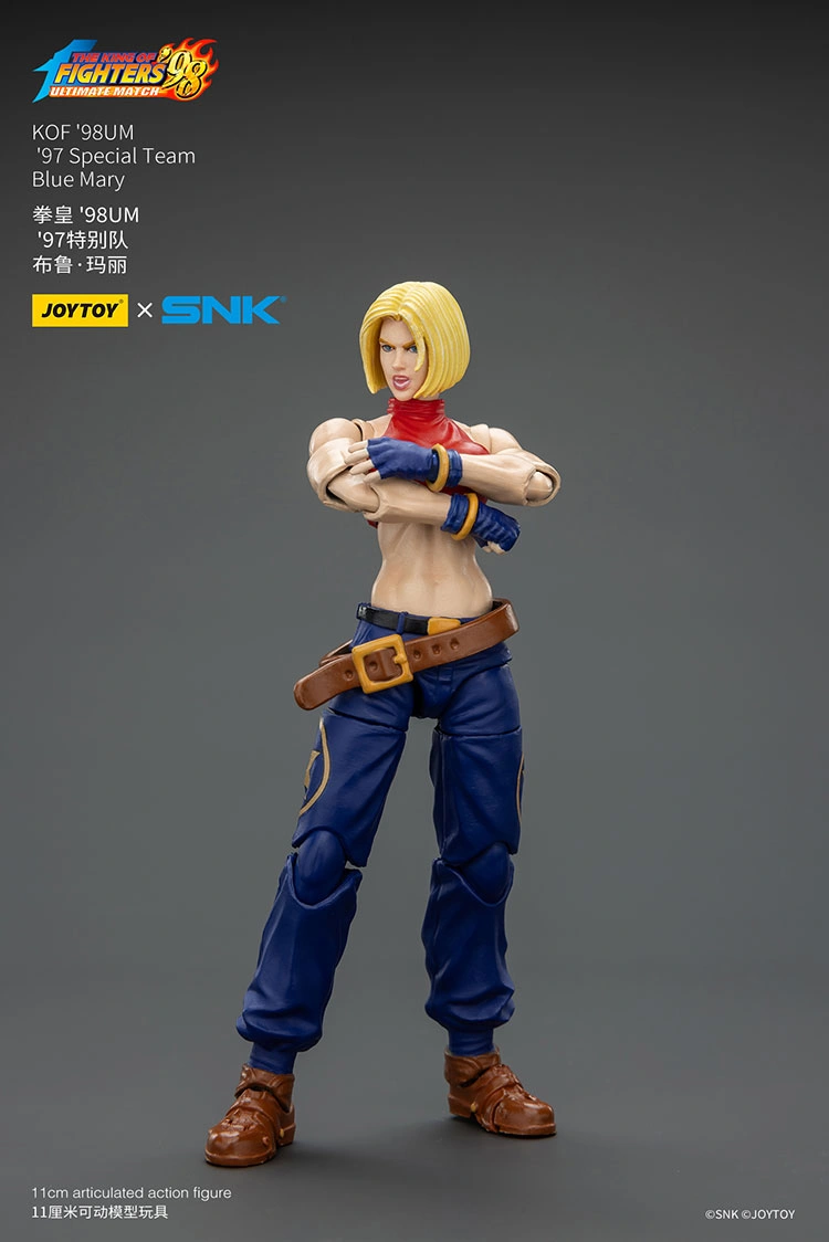 Action Figure - Blue Mary KOF _98 UM 97 Special Team Team SNK 1 18 - JOYTOY The King of Fighters rectangle image 7