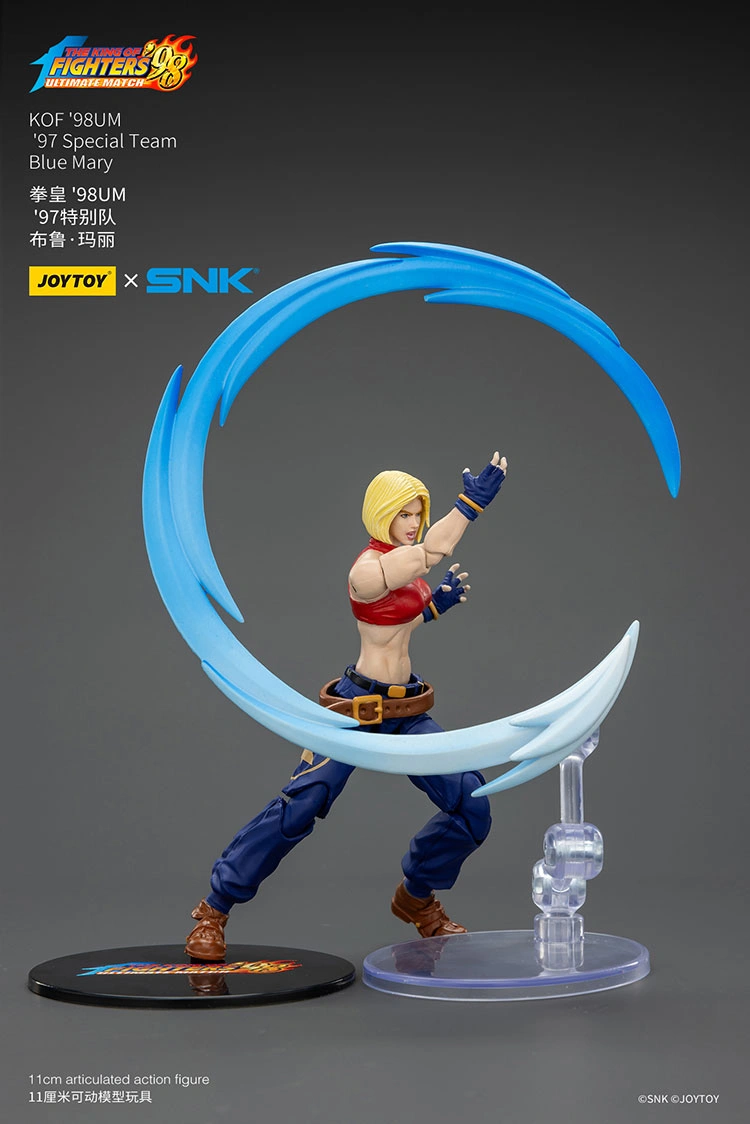 Action Figure - Blue Mary fighting KOF _98 UM 97 Special Team Team SNK 1 18 - JOYTOY The King of Fighters rectangle image