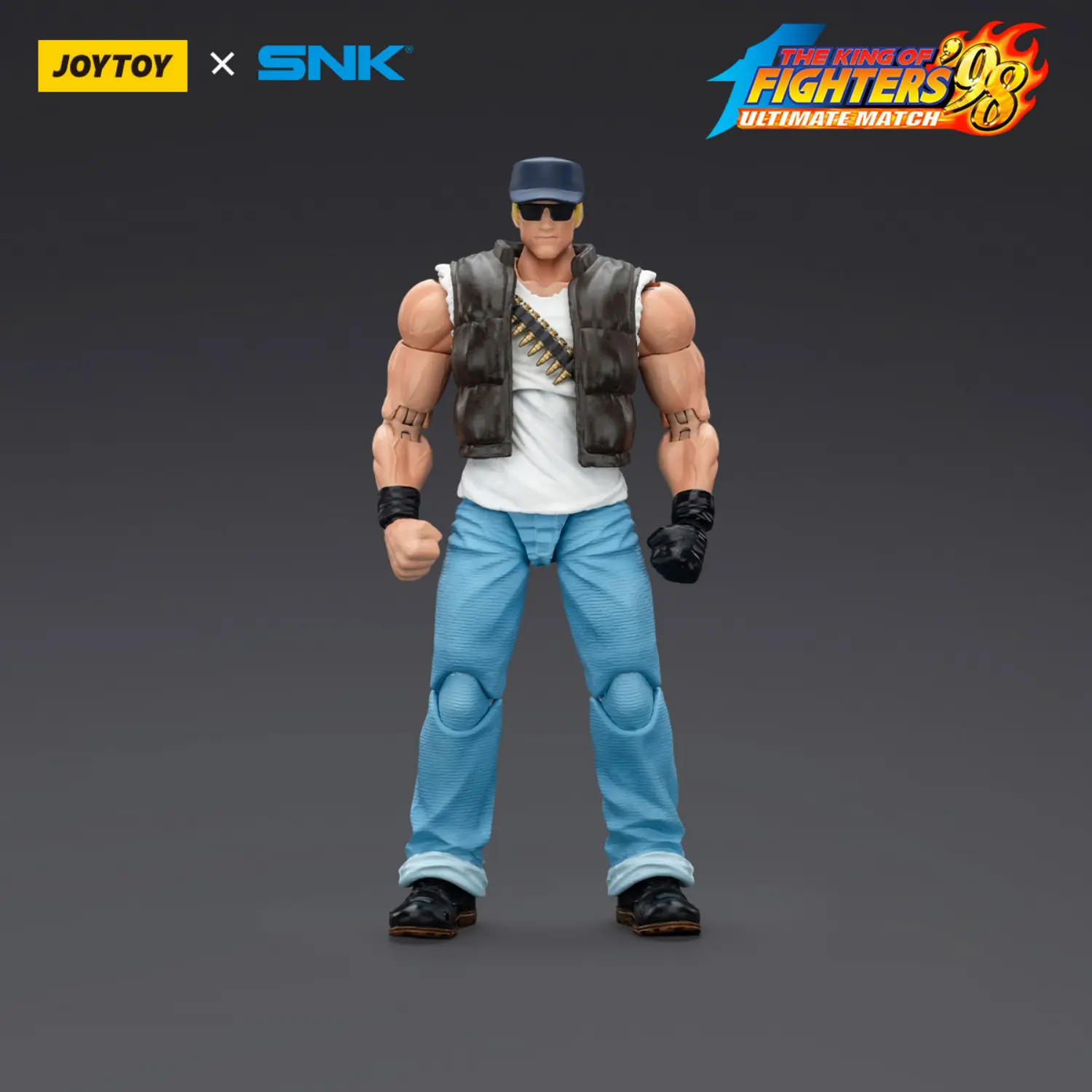 Action Figure - Clark Still KOF '98 UM Ikari Warriors Team SNK 1 18 - JOYTOY The King of Fighters