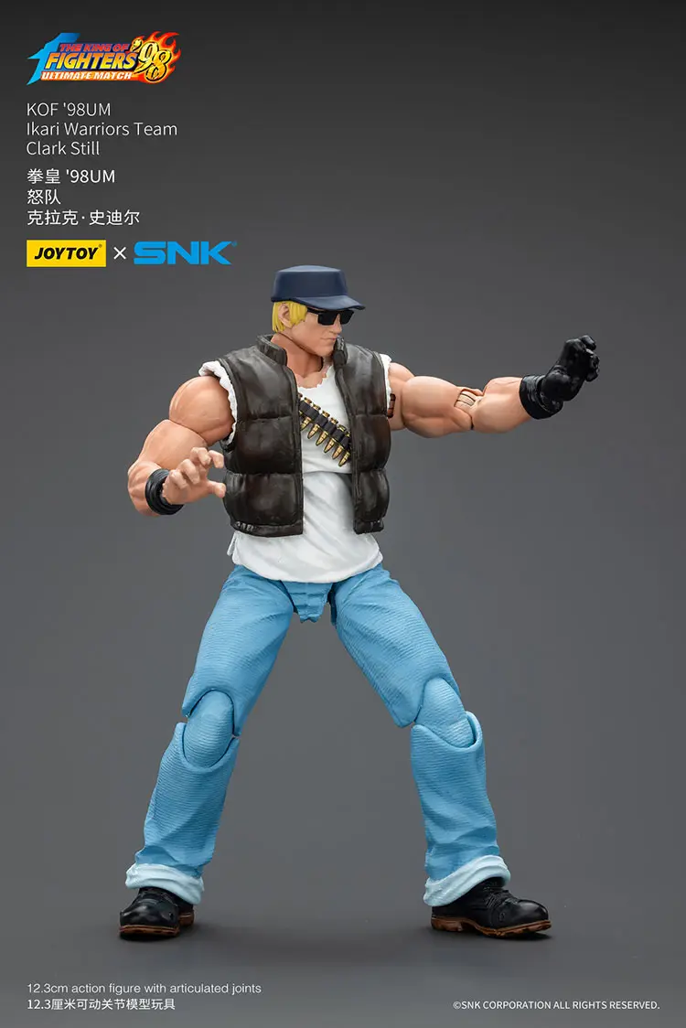 Action Figure - Clark Still KOF _98 UM Ikari Warriors Team SNK 1 18 - JOYTOY The King of Fighters rectangle image 4