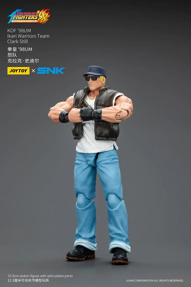 Action Figure - Clark Still KOF _98 UM Ikari Warriors Team SNK 1 18 - JOYTOY The King of Fighters rectangle image 6