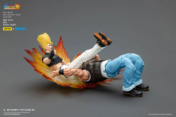 Action Figure - Clark Still fighting with a man 3 KOF _98 UM Ikari Warriors Team SNK 1 18 - JOYTOY The King of Fighters rectangle image
