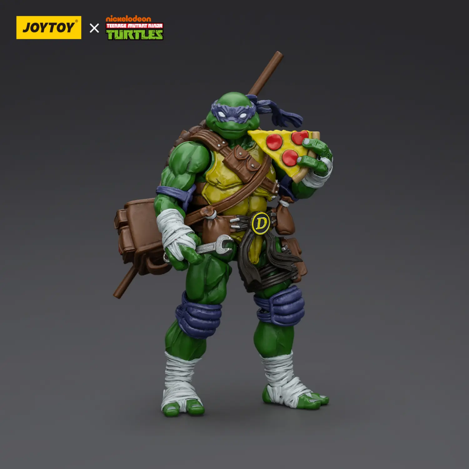 Action Figure - Donatello TMNT Nickelodeon 1 18 - JOYTOY Teenage Mutant Ninja Turtles 3