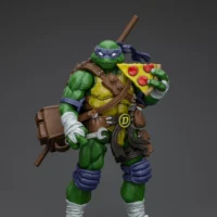 Action Figure - Donatello TMNT Nickelodeon 1 18 - JOYTOY Teenage Mutant Ninja Turtles eatting pizza rectangle image