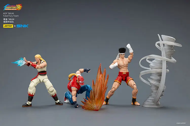Action Figure - Fatal Fury Team fighting KOF _98 UM SNK 1 18 - JOYTOY The King of Fighters rectangle image