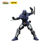Action Figure - Foot Clan A TMNT Nickelodeon 1 18 - JOYTOY Teenage Mutant Ninja Turtles in whtie background 4
