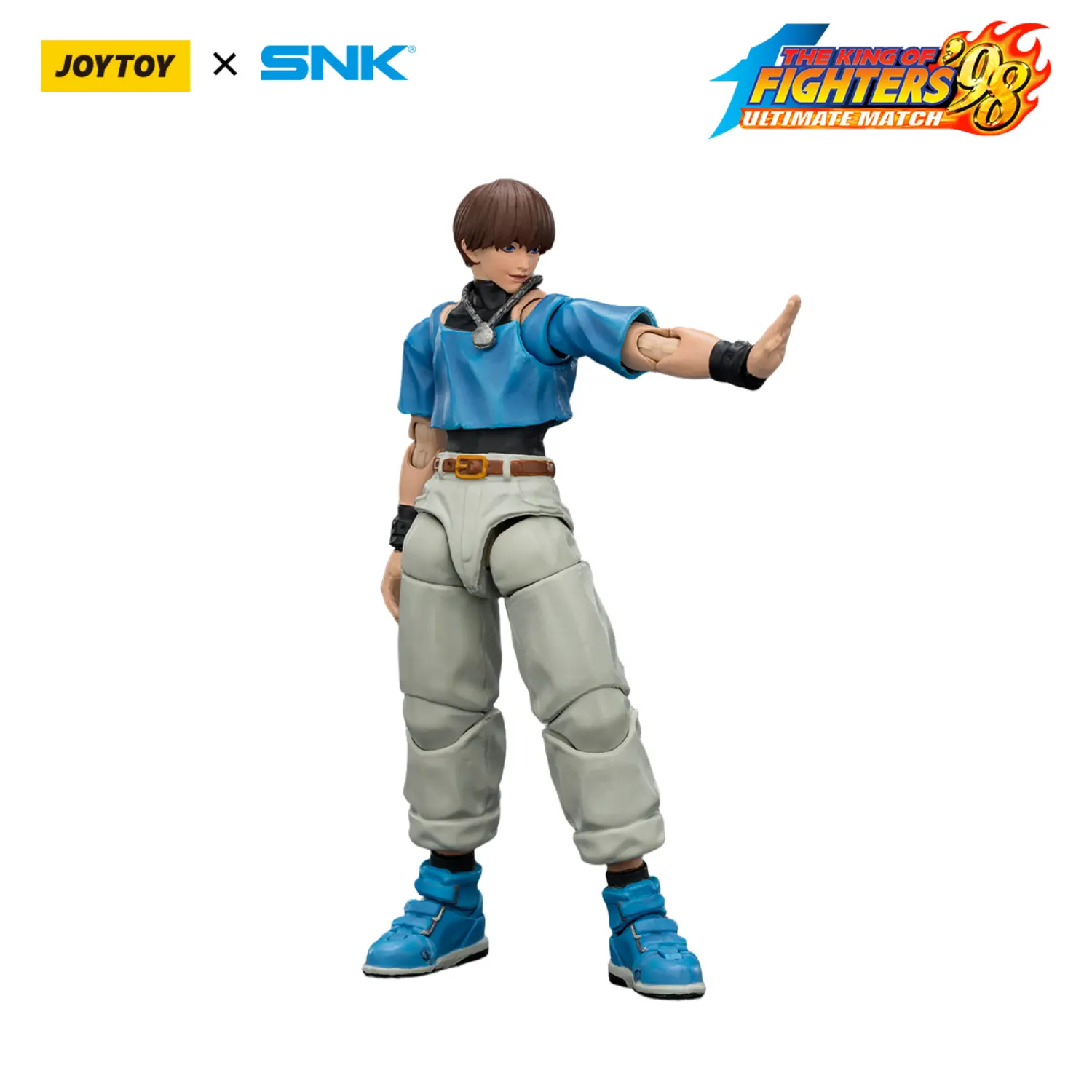 Action Figure - JOYTOY Chris KOF _98 UM Orochi Team SNK 1 18 - The King of Fighters in white background 3