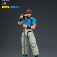 Action Figure - JOYTOY Chris KOF _98 UM Orochi Team SNK 1 18 - The King of Fighters rectangle image with microphone