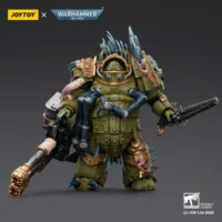 Action Figure - JOYTOY Death Guard Blightlord Terminator with Reaper Autocannon and Bubotic Blades 1 18 - Warhammer 40K 1