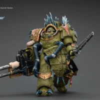 Action Figure - JOYTOY Death Guard Blightlord Terminator with Reaper Autocannon and Bubotic Blades 1 18 - Warhammer 40K rectangle image 6