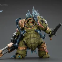 Action Figure - JOYTOY Death Guard Blightlord Terminator with Reaper Autocannon and Bubotic Blades 1 18 - Warhammer 40K rectangle image 9