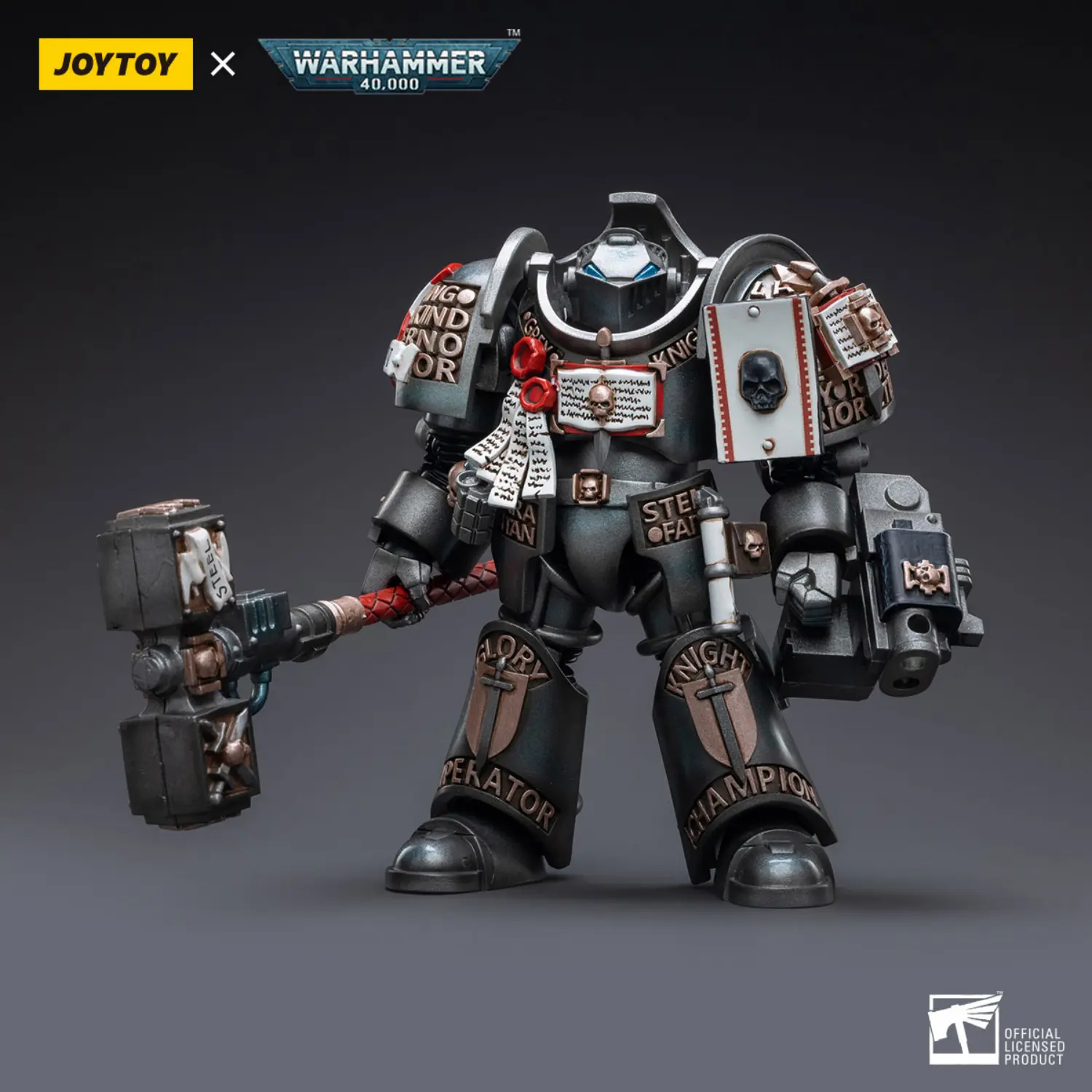 Action Figure - JOYTOY Grey Knights Terminator Caddon Vibova 1 18 - Warhammer 40K