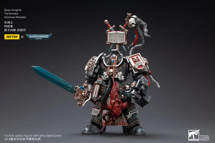 Action Figure - JOYTOY Grey Knights Terminator Incanus Neodan 1 18 - Warhammer 40K rectangle image 1