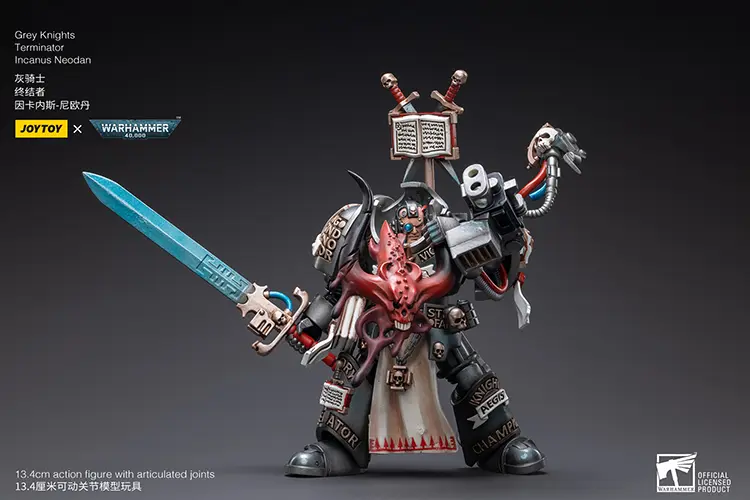 Action Figure - JOYTOY Grey Knights Terminator Incanus Neodan 1 18 - Warhammer 40K rectangle image 5