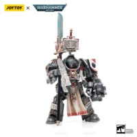 Action Figure - JOYTOY Grey Knights Terminator Jaric Thule 1 18 - Warhammer 40K in white background 3