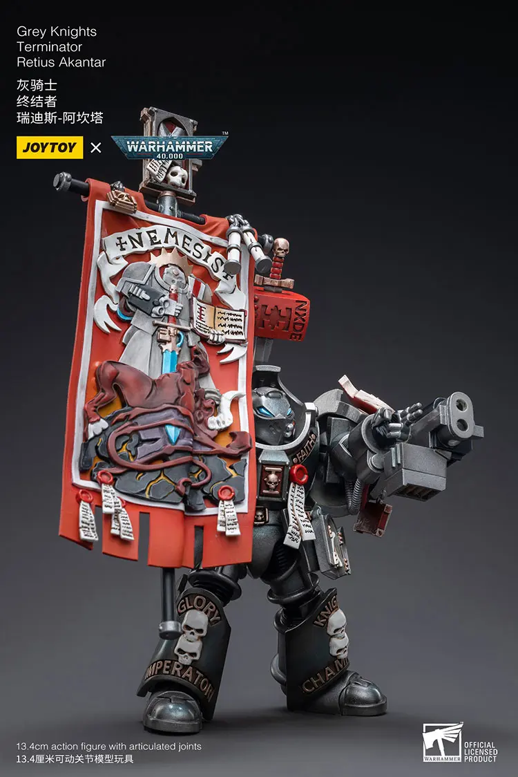 Action Figure - JOYTOY Grey Knights Terminator Retius Akantar 1 18 - Warhammer 40K rectangle image 5 Action Figure - JOYTOY Grey Knights Terminator Retius Akantar 1 18 - Warhammer 40K rectangle image 5