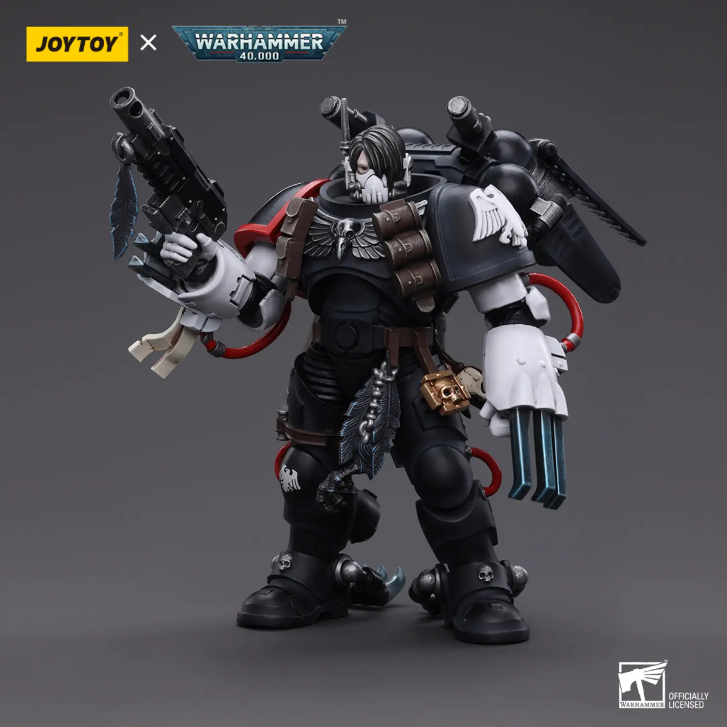 Action Figure - JOYTOY Raven Guard Chapter Master Kayvaan Shrike 1 18 - Warhammer 40K Action Figure - JOYTOY Raven Guard Chapter Master Kayvaan Shrike 1 18 - Warhammer 40K