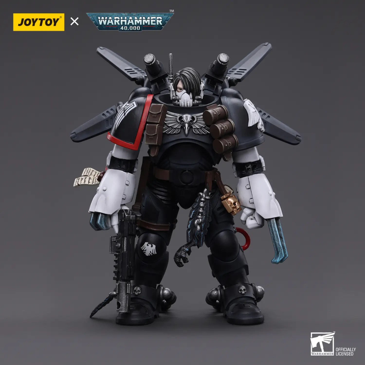 Action Figure - JOYTOY Raven Guard Chapter Master Kayvaan Shrike 1 18 - Warhammer 40K 1 Action Figure - JOYTOY Raven Guard Chapter Master Kayvaan Shrike 1 18 - Warhammer 40K 1
