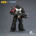 Action Figure - JOYTOY Raven Guard Intercessor with Bolt Rifle, Bolt Pistol, and Chainsword 1/18 - Warhammer 40K