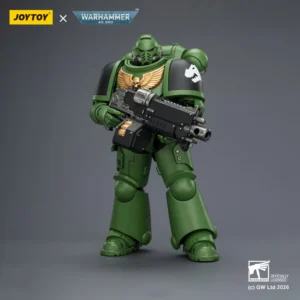 Action Figure - JOYTOY Salamanders Intercessor with Bolt Rifle, Bolt Pistol and Chainsword 1 18 - Warhammer 40K