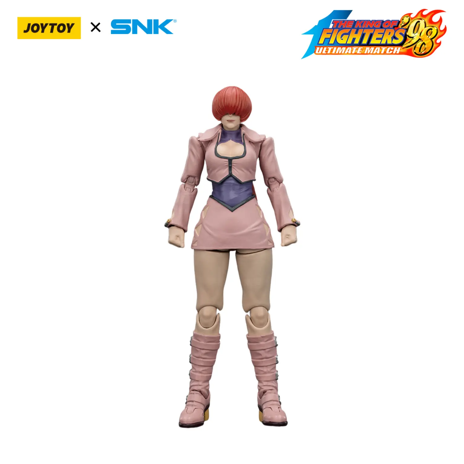Action Figure - JOYTOY Shermie KOF _98 UM Orochi Team SNK 1 18 - The King of Fighters in white background 1