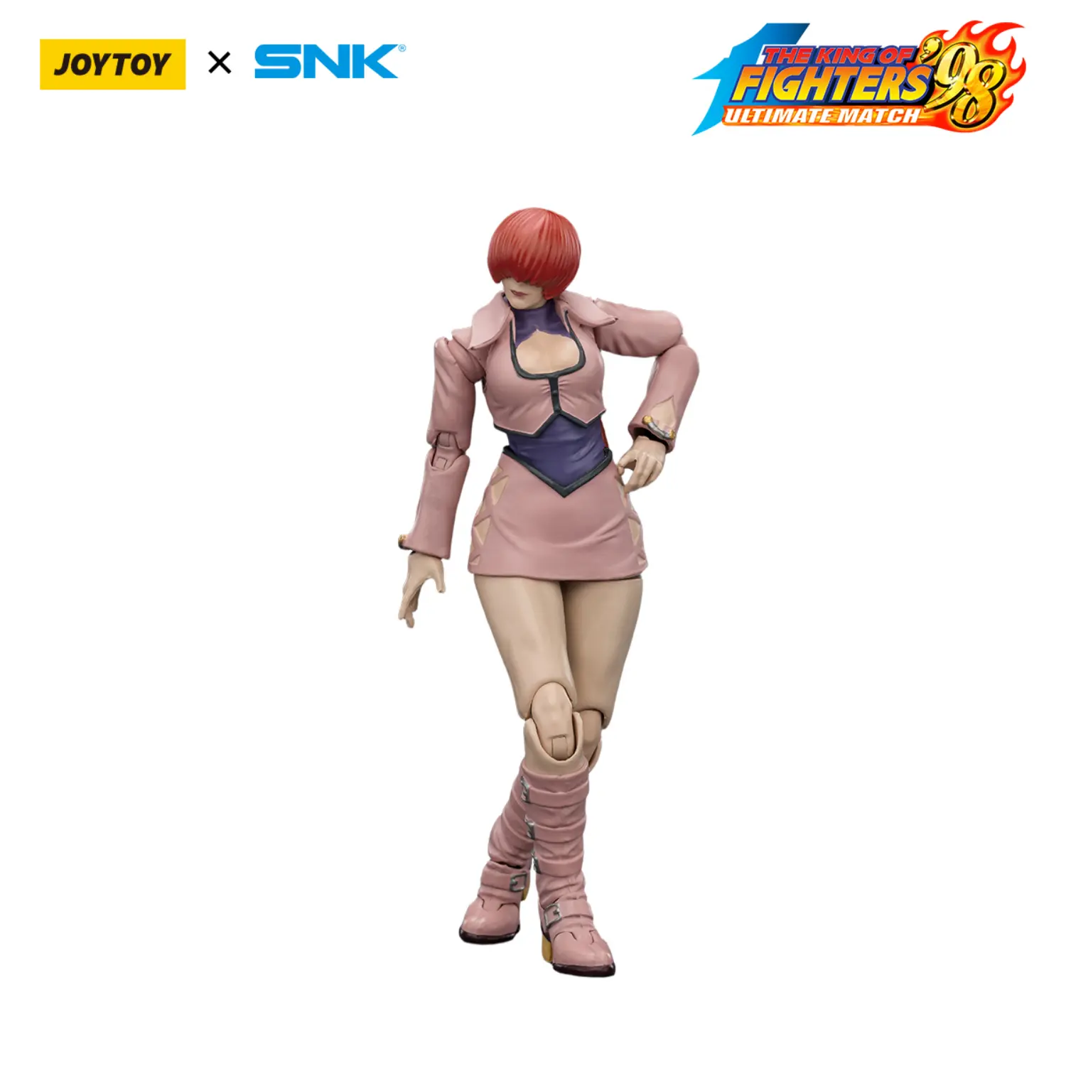 Action Figure - JOYTOY Shermie KOF _98 UM Orochi Team SNK 1 18 - The King of Fighters in white background 3