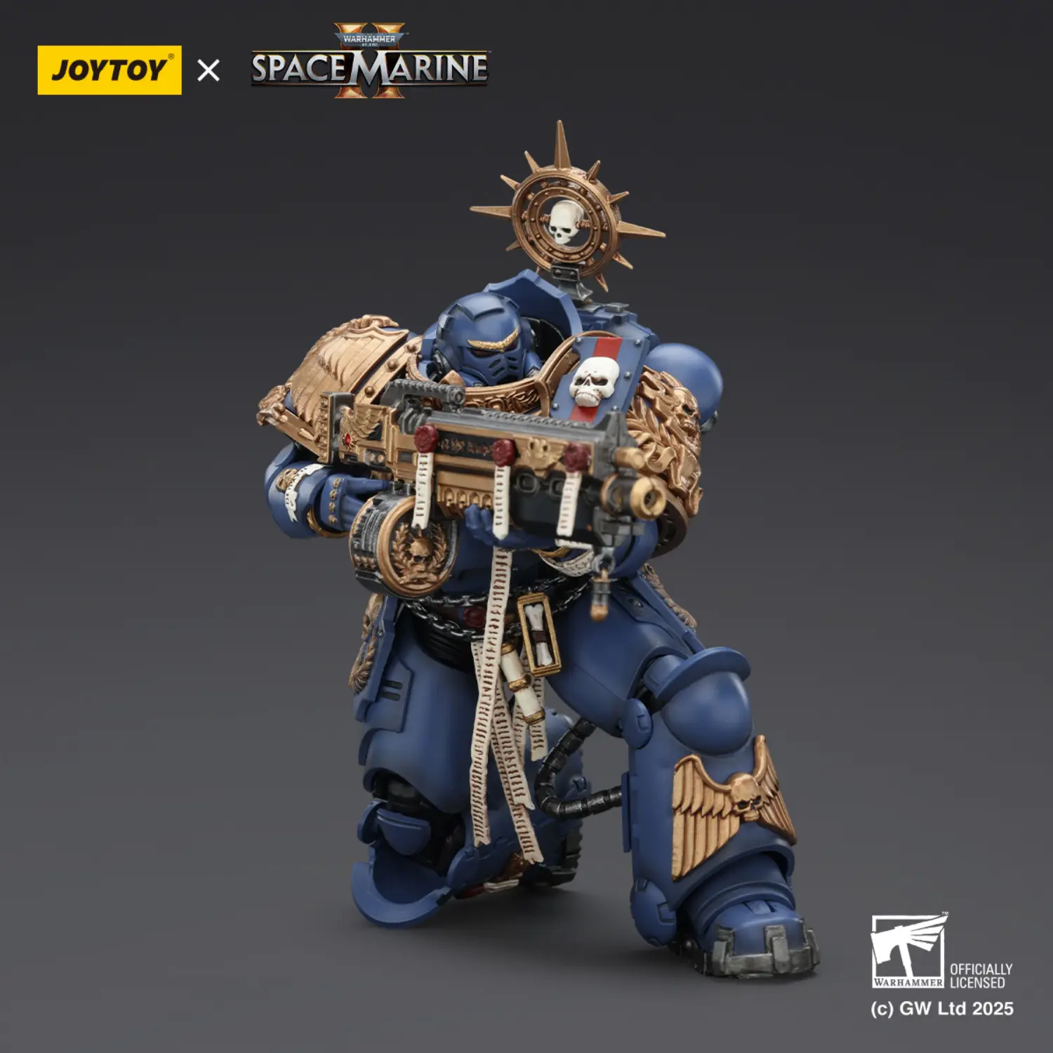 Action Figure - JOYTOY Ultramarines Heavy Relic Primus Armor with Heavy Relic Bolt Rifle 1 18 - Warhammer 40K 4