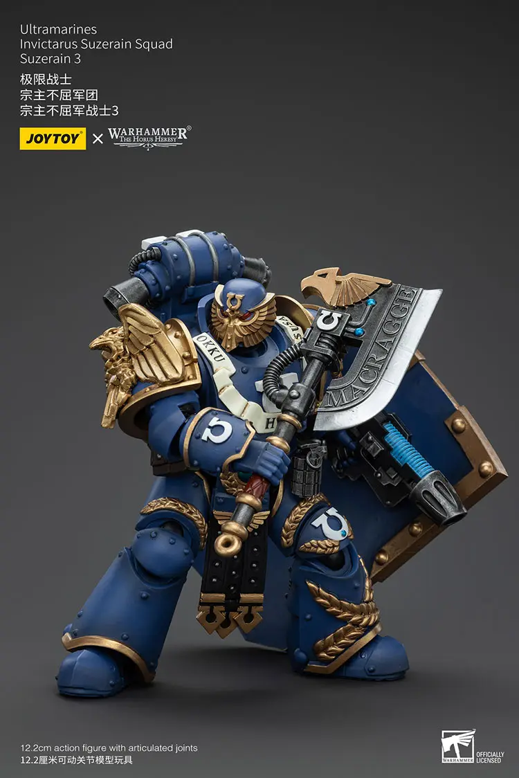 Action Figure - JOYTOY Ultramarines Invictarus Suzerain Squad (Defender of Hera Suzerain 3) 1 18 - Warhammer The Horus Heresy rectangle image 3