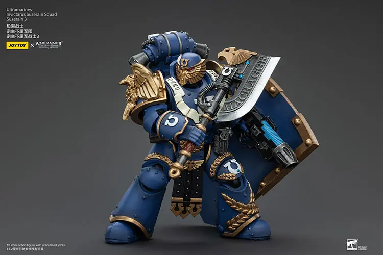 Action Figure - JOYTOY Ultramarines Invictarus Suzerain Squad (Defender of Hera Suzerain 3) 1 18 - Warhammer The Horus Heresy rectangle image 4