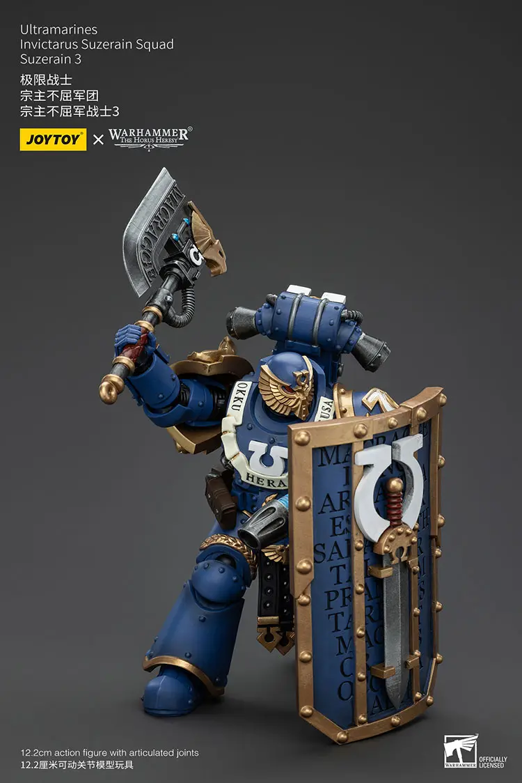Action Figure - JOYTOY Ultramarines Invictarus Suzerain Squad (Defender of Hera Suzerain 3) 1 18 - Warhammer The Horus Heresy rectangle image 5