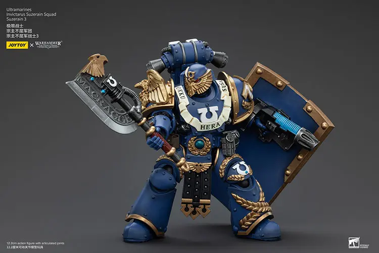 Action Figure - JOYTOY Ultramarines Invictarus Suzerain Squad (Defender of Hera Suzerain 3) 1 18 - Warhammer The Horus Heresy rectangle image 6