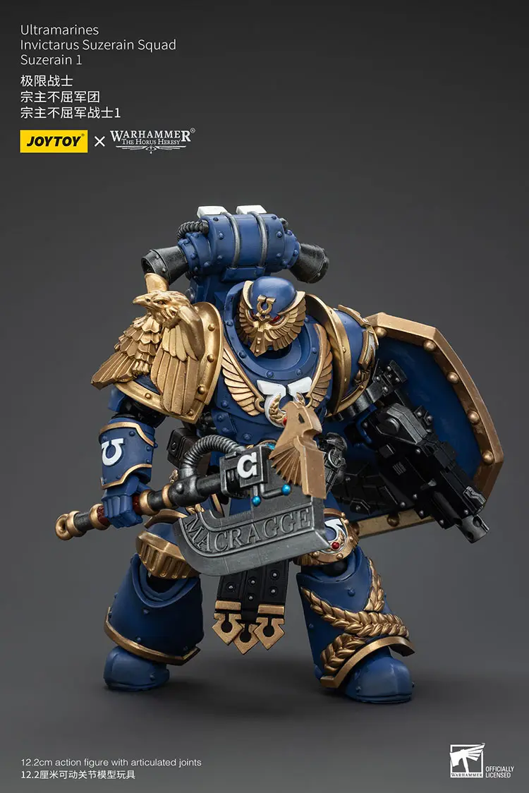 Action Figure - JOYTOY Ultramarines Invictarus Suzerain Squad (Suzerain 1) 1 18 - Warhammer The Horus Heresy rectangle image 4