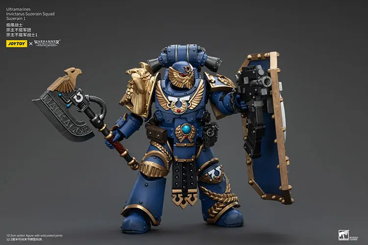 Action Figure - JOYTOY Ultramarines Invictarus Suzerain Squad (Suzerain 1) 1 18 - Warhammer The Horus Heresy rectangle image 6