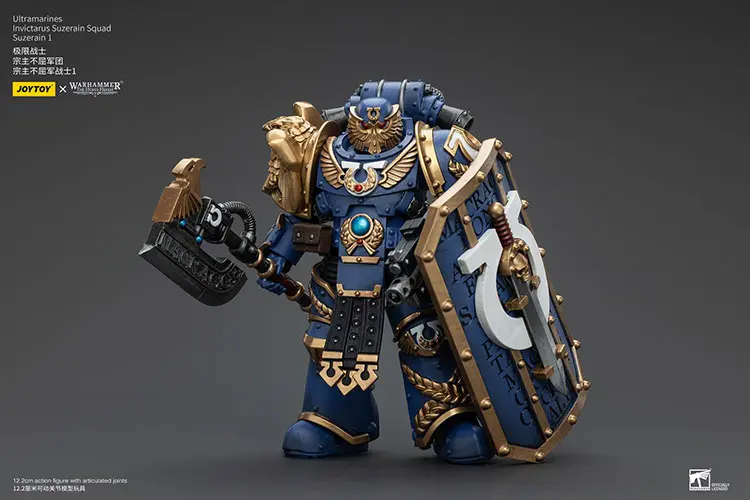 Action Figure - JOYTOY Ultramarines Invictarus Suzerain Squad (Suzerain 1) 1 18 - Warhammer The Horus Heresy rectangle image
