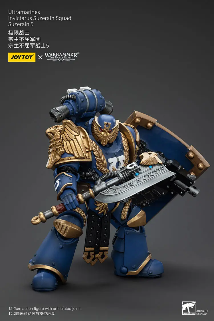 Action Figure - JOYTOY Ultramarines Invictarus Suzerain Squad (Suzerain 5) 1 18 - Warhammer The Horus Heresy rectangle image 5