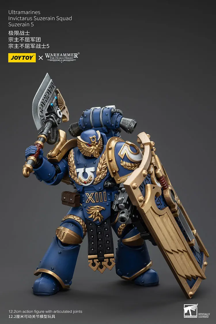 Action Figure - JOYTOY Ultramarines Invictarus Suzerain Squad (Suzerain 5) 1 18 - Warhammer The Horus Heresy rectangle image 6
