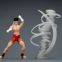 Action Figure - Joe Higashi KOF _98 UM Fatal Fury Team SNK 1 18 - JOYTOY The King of Fighters with white typhoon rectangle image