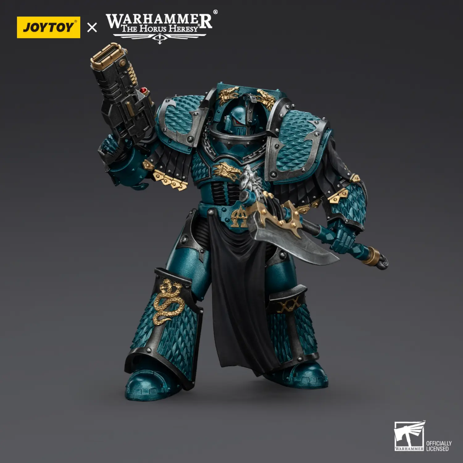 Action Figure - JoyToy Alpha Legion Lernaean Terminator with Volkite Charger 1 18 - Warhammer The Horus Heresy 3